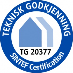 Сертификат SINTEF на Technoelast